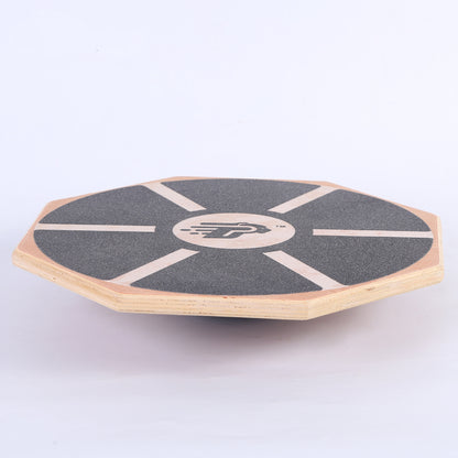 Octagonal Wooden Balance Trainer Board - Enhance Your Workout & Yoga Routine!