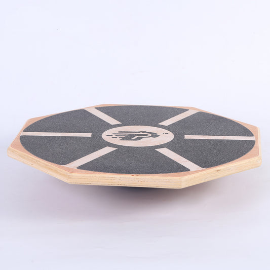 Octagonal Wooden Balance Trainer Board - Enhance Your Workout & Yoga Routine!