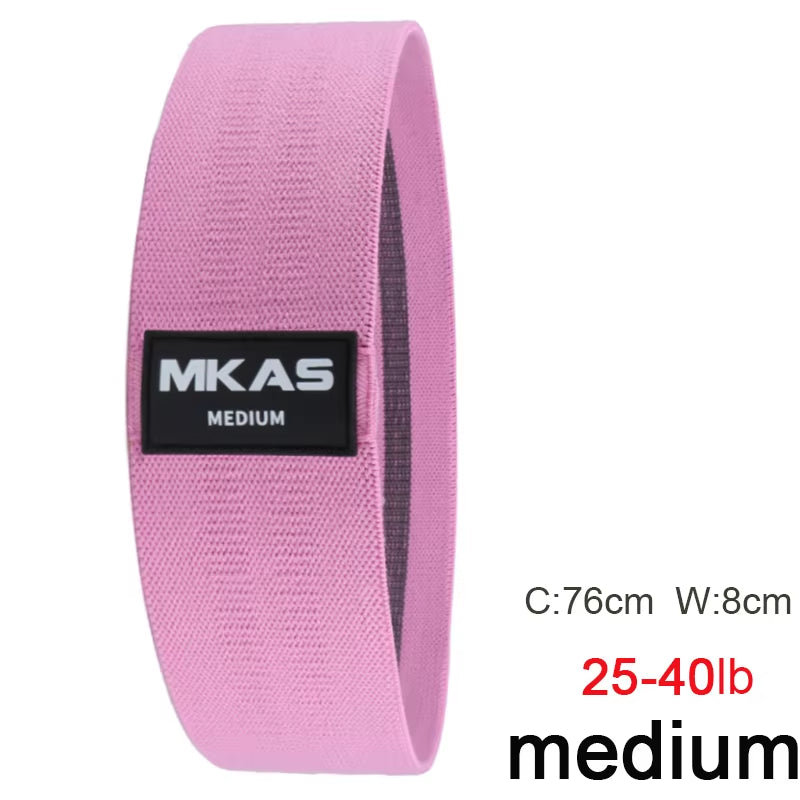 Ultimate Hip Fitness Resistance Bands Set - 3-Piece Fabric Loop Yoga Booty Bands for Leg, Thigh, and Glute Workouts