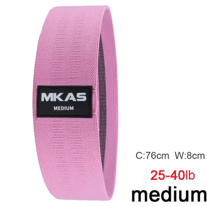 Ultimate Hip Fitness Resistance Bands Set - 3-Piece Fabric Loop Yoga Booty Bands for Leg, Thigh, and Glute Workouts