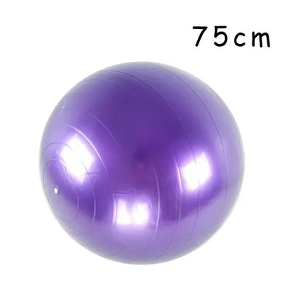 Inflatable 45-85Cm Big Yoga Ball - Thickened PVC Exercise Ball for Home Fitness, Pilates & Balance Training
