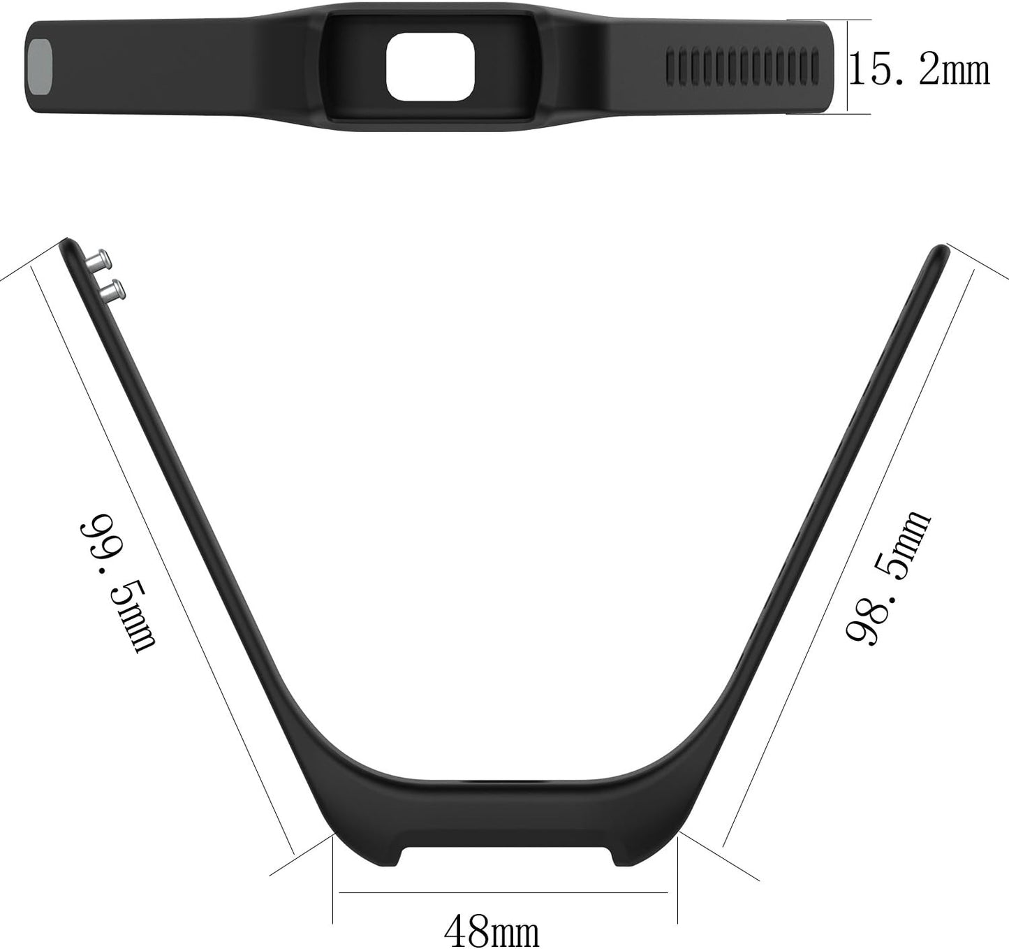 Ticband Sport Silicone Wristbands - Adjustable & Breathable Replacement Straps for Ticwatch Fitness Tracker