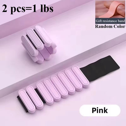 Wrist Weights Ankle Weights for Men&Women Portable Wearable Adjustable Leg Wrist Weighted Bracelet for Pilate、Yoga、Gym Training