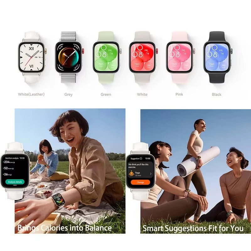 Revolutionize Your Health with the Smart Fitness Watch FIT 3 - Bluetooth Calling, Advanced Health Management & NFC!