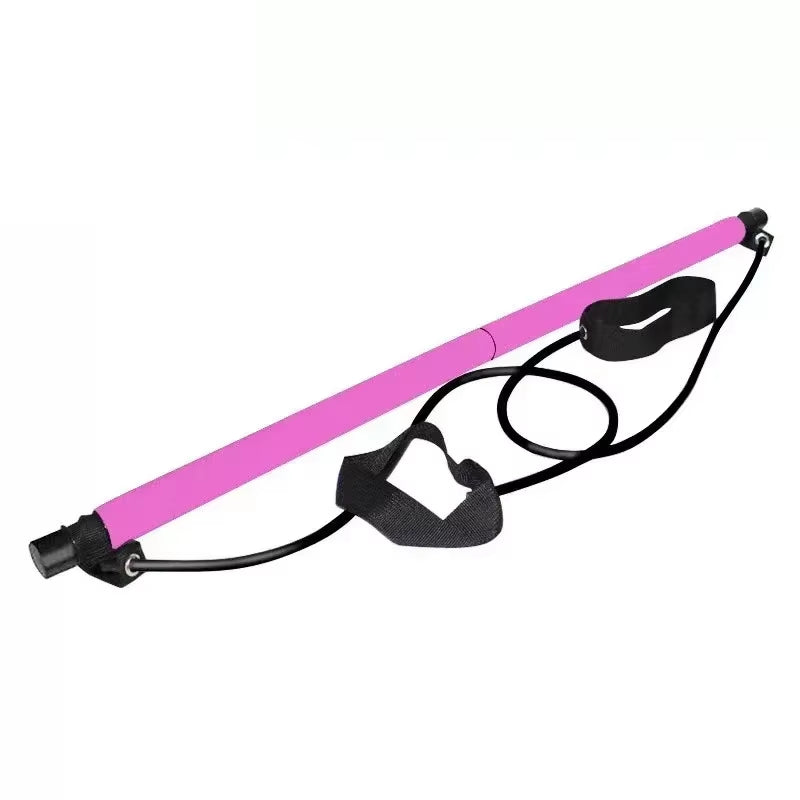 Ultimate Portable Pilates Bar Kit with Resistance Bands - Perfect for Yoga, Stretching, and Sculpting Workouts!