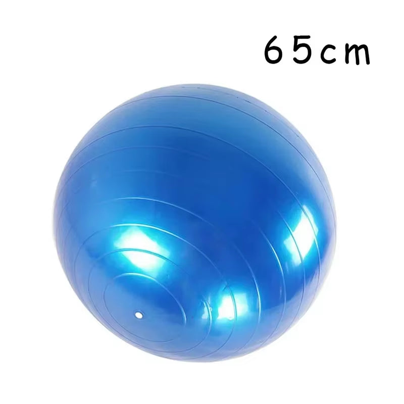 Inflatable 45-85Cm Big Yoga Ball - Thickened PVC Exercise Ball for Home Fitness, Pilates & Balance Training