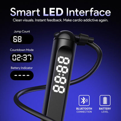 Aerocord Cordless Smart Jump Rope – Your Ultimate Digital Fitness Tracker for Low Impact Cardio & Balance Training Anytime, Anywhere!