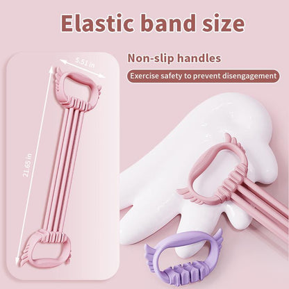 Hausneed Adjustable Fitness Resistance Band - Ultimate Back Training Tool for Women, Perfect for Home Workouts and Sculpting Your Beauty Back!