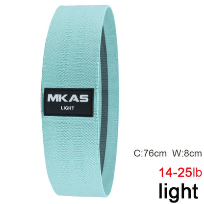 Ultimate Hip Fitness Resistance Bands Set - 3-Piece Fabric Loop Yoga Booty Bands for Leg, Thigh, and Glute Workouts