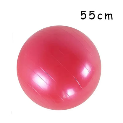 Inflatable 45-85Cm Big Yoga Ball - Thickened PVC Exercise Ball for Home Fitness, Pilates & Balance Training