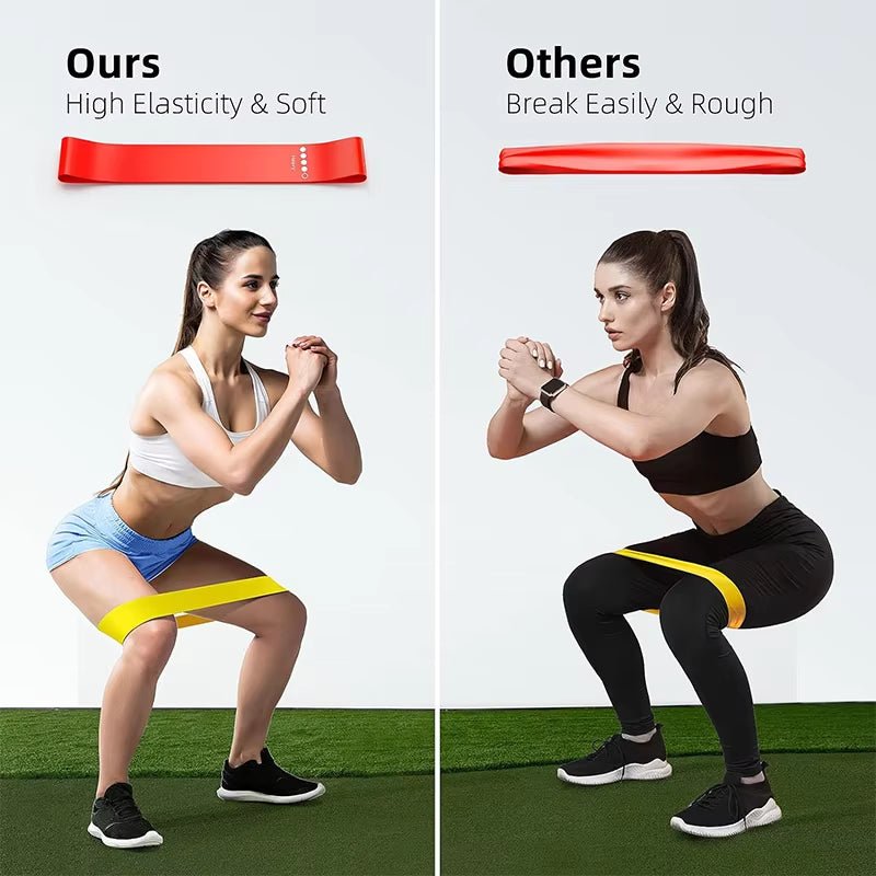 Versatile Resistance Bands for Yoga, Fitness, and Dance - Hip Tension, Leg Squat, and Stretch Loop Bands