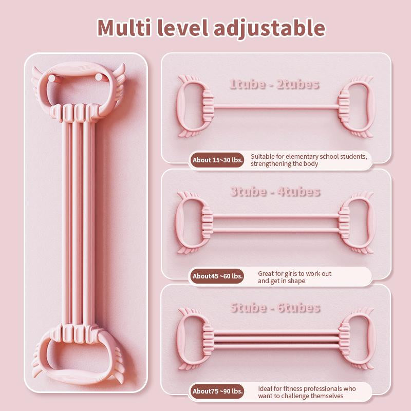 Hausneed Adjustable Fitness Resistance Band - Ultimate Back Training Tool for Women, Perfect for Home Workouts and Sculpting Your Beauty Back!