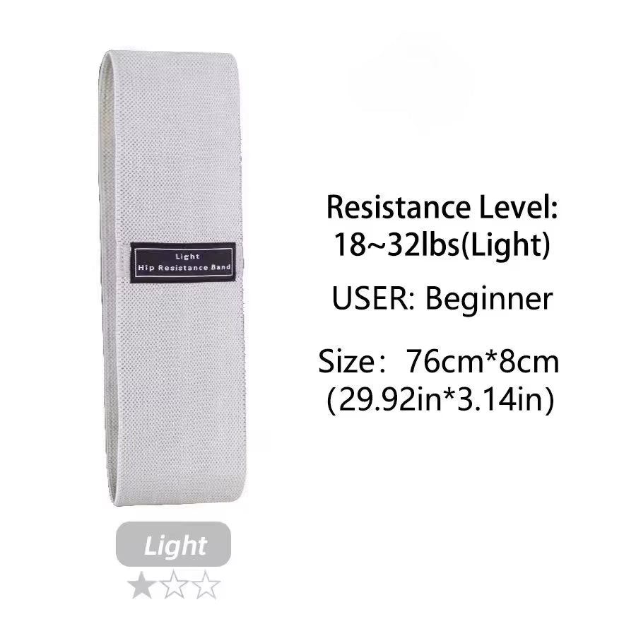 Premium Fabric Resistance Hip Bands for Glutes & Thighs - Ultimate Workout Loops for Squats, Yoga & Fitness