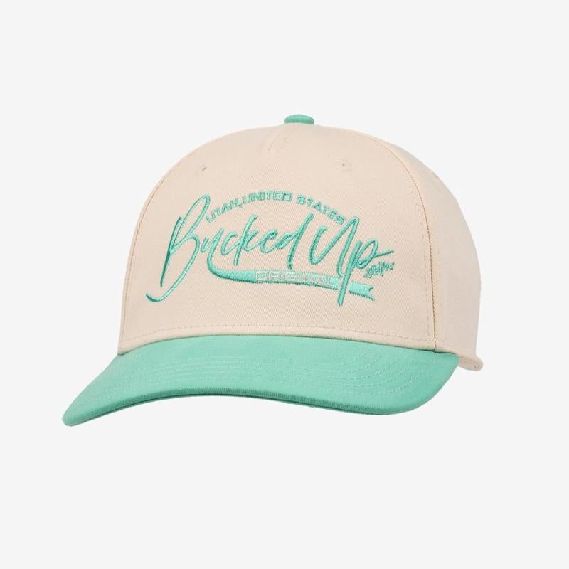 Bucked Up 5-Panel Baseball Hat with Stylish Rubberized BU Logo