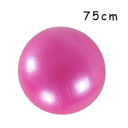 Inflatable 45-85Cm Big Yoga Ball - Thickened PVC Exercise Ball for Home Fitness, Pilates & Balance Training