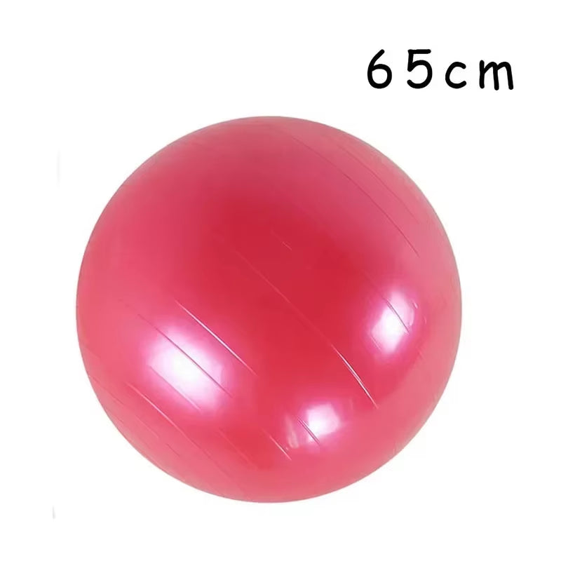 Inflatable 45-85Cm Big Yoga Ball - Thickened PVC Exercise Ball for Home Fitness, Pilates & Balance Training