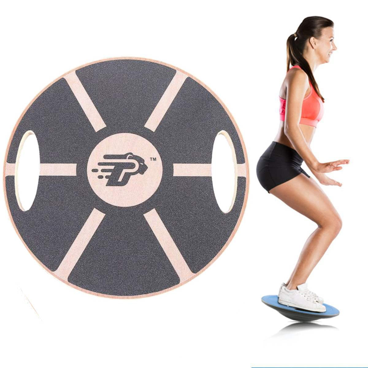 Octagonal Wooden Balance Trainer Board - Enhance Your Workout & Yoga Routine!