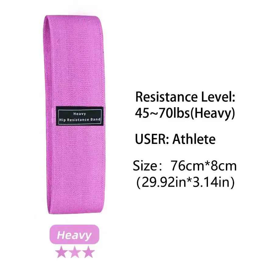 Premium Fabric Resistance Hip Bands for Glutes & Thighs - Ultimate Workout Loops for Squats, Yoga & Fitness