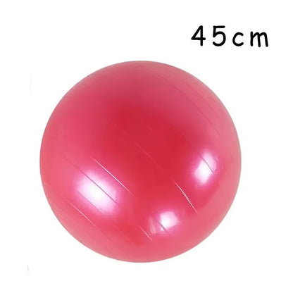 Inflatable 45-85Cm Big Yoga Ball - Thickened PVC Exercise Ball for Home Fitness, Pilates & Balance Training