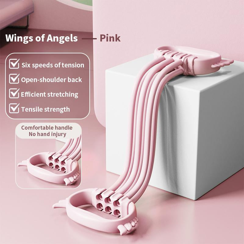 Hausneed Adjustable Fitness Resistance Band - Ultimate Back Training Tool for Women, Perfect for Home Workouts and Sculpting Your Beauty Back!