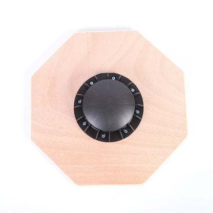 Octagonal Wooden Balance Trainer Board - Enhance Your Workout & Yoga Routine!