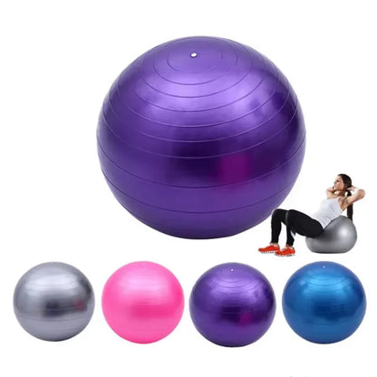 Inflatable 45-85Cm Big Yoga Ball - Thickened PVC Exercise Ball for Home Fitness, Pilates & Balance Training